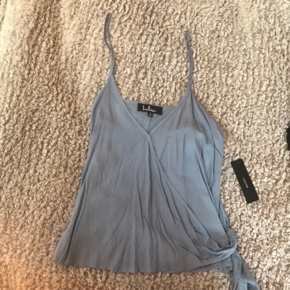 NWT Lulus Wrap Front Tank